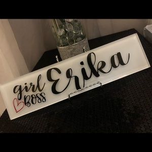 Personalized Name Plate